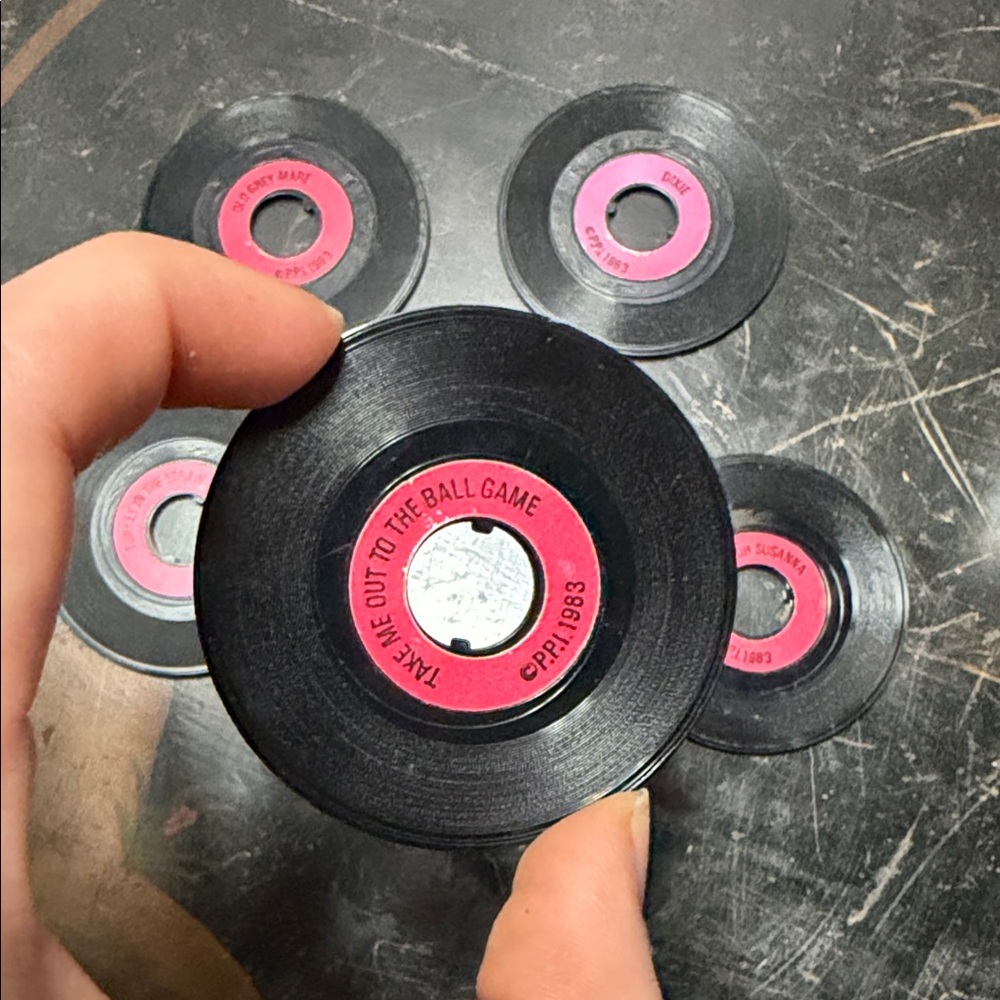 1983 Vintage Mini Vinyl Records